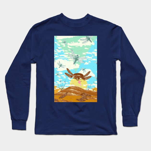 DRAGONFLY DREAM Long Sleeve T-Shirt by Showdeer